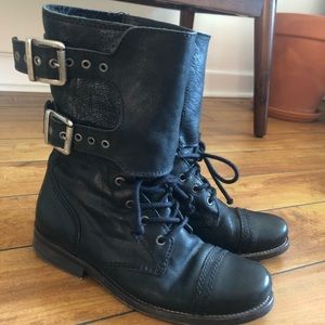 Black Damisi Leather Boots